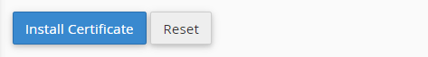 install certificate cpanel