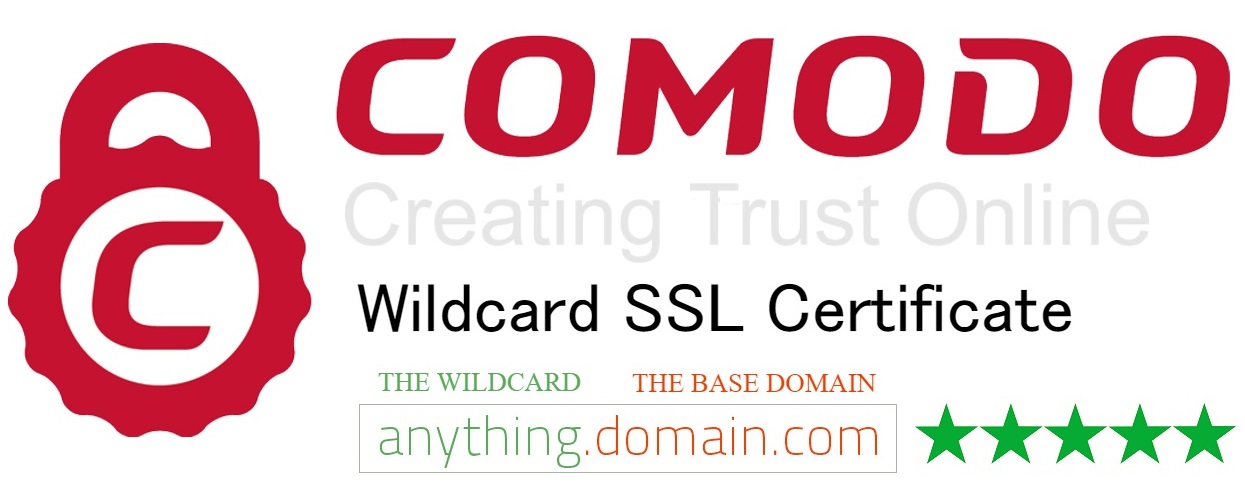 comodo wildcard ssl certificate